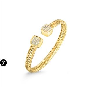 Roberto Coin Primavera flexible cuff with diamonds